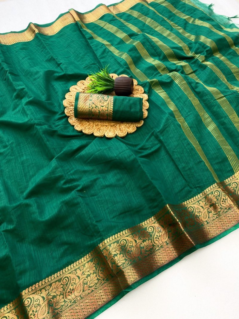 Ambrapali By Aab Mercerised Silk Border Saree